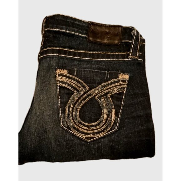 Big Star Jeans Womens 28R Boot Cut Low Rise Light Wash Denim Stretch Liv 30X32 - Picture 1 of 11